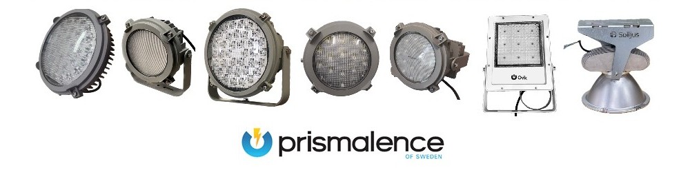 Prismalence社の高耐久性・低グレア設計のLED照明